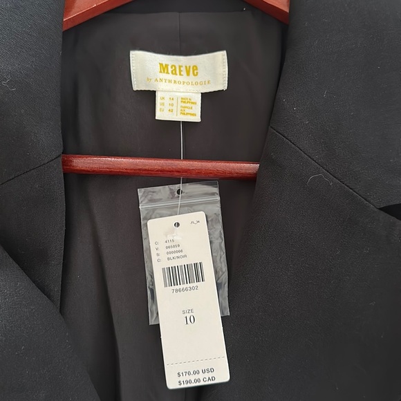 Maeve Double-Breasted Blazer NWT - Picture 3 of 9